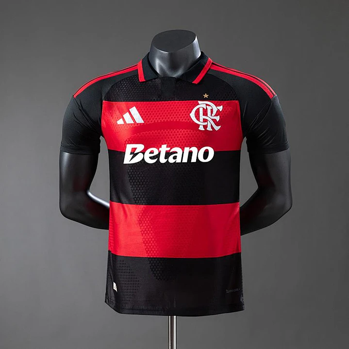 CAMISA FLAMENGO 26/27 CASA - Versão Jogador Slim Fit - Todos os Patrocínios 3