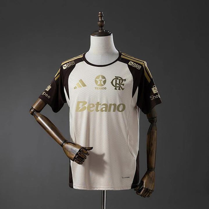 CAMISA FLAMENGO 26/27 TREINO - Damasco - Todos os Patrocínios 1