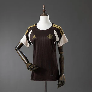 CAMISA FLAMENGO 26/27 TREINO - Marrom - Feminina