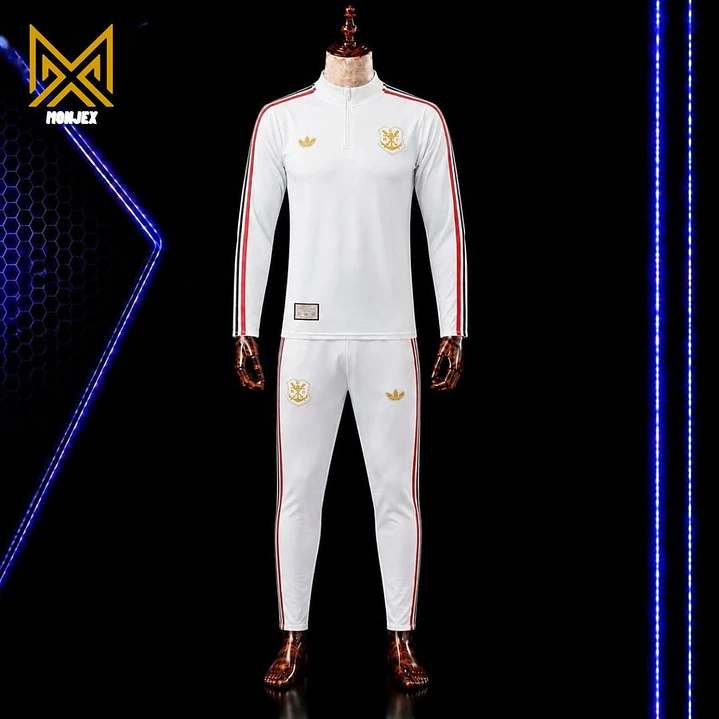 FATO DE TREINO / CONJUNTO DE FRIO FLAMENGO, BRANCO E VERMELHO 1