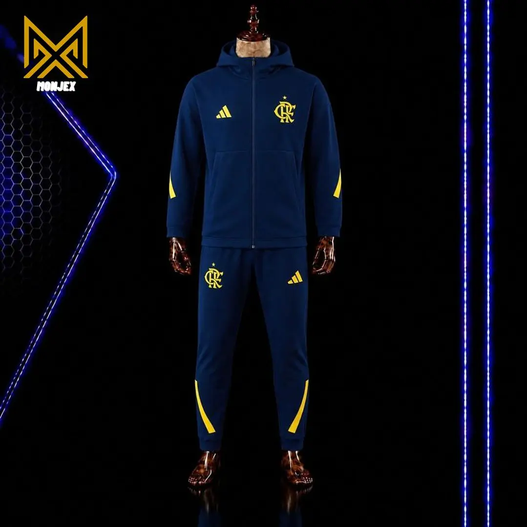 FATO DE TREINO / CONJUNTO DE FRIO FLAMENGO COM CAPUZ, AZUL MARINHO 1