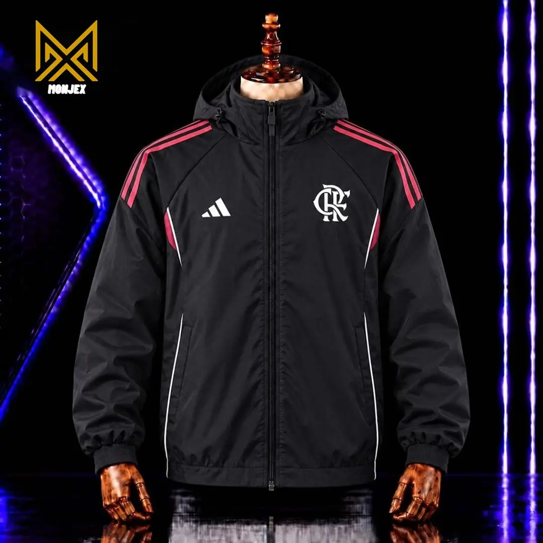CORTA VENTO FLAMENGO, PRETO E VERMELHO 1