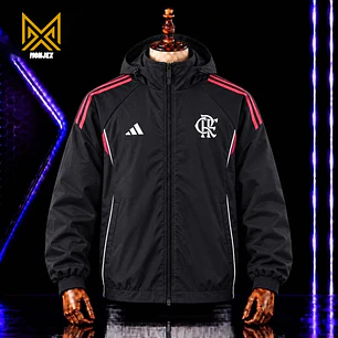 CORTA VENTO FLAMENGO, PRETO E VERMELHO