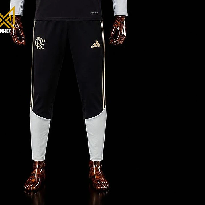 FATO DE TREINO / CONJUNTO DE FRIO FLAMENGO, PRETO E DOURADO 3
