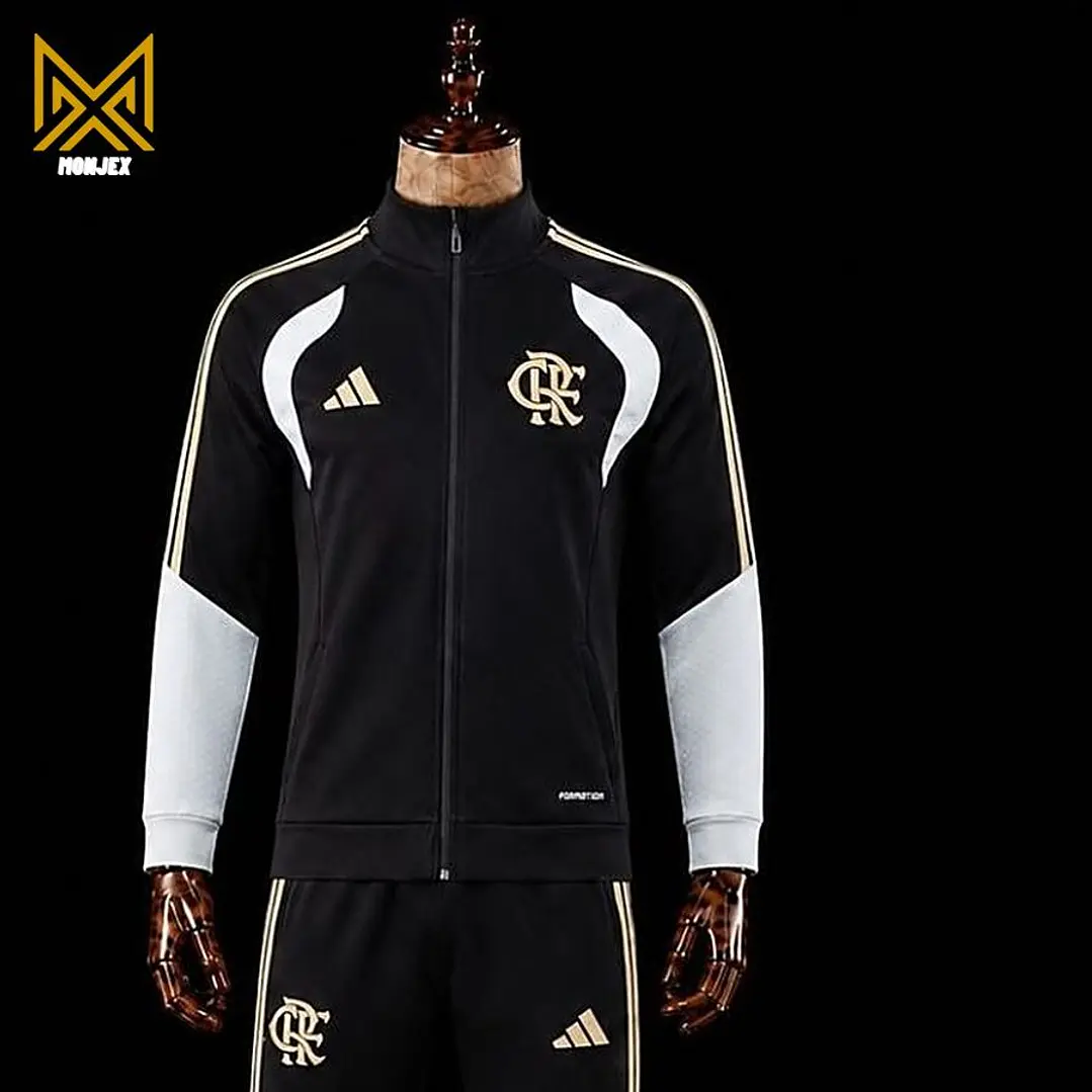 FATO DE TREINO / CONJUNTO DE FRIO FLAMENGO, PRETO E BRANCO 2