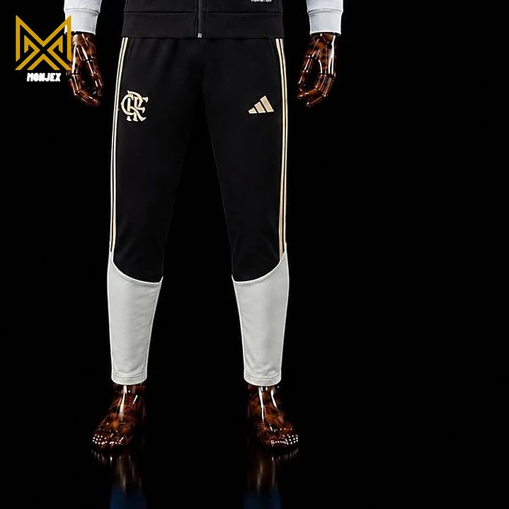 FATO DE TREINO / CONJUNTO DE FRIO FLAMENGO, PRETO E BRANCO 3