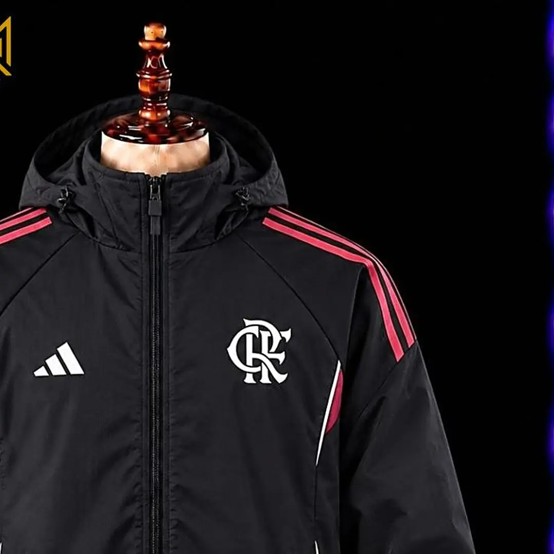 CORTA VENTO FLAMENGO, PRETO E VERMELHO 2