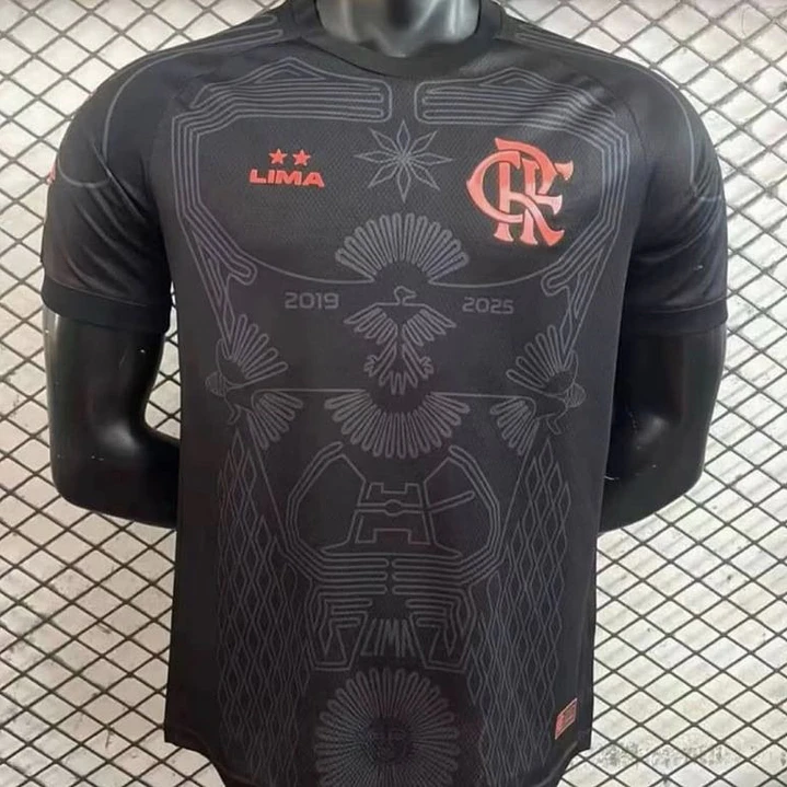 CAMISA FLAMENGO 25/26 EDIÇÃO ESPECIAL LIMA, Preta 1
