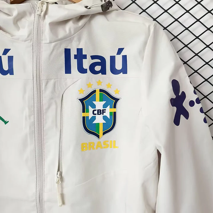 JAQUETA GORETEX seleção Brasileira - branco 2