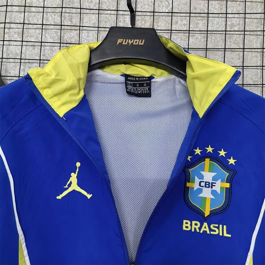 CORTA VENTO BRASIL 26/27 - selecao brasileira - LIMITADAS - casaco 2