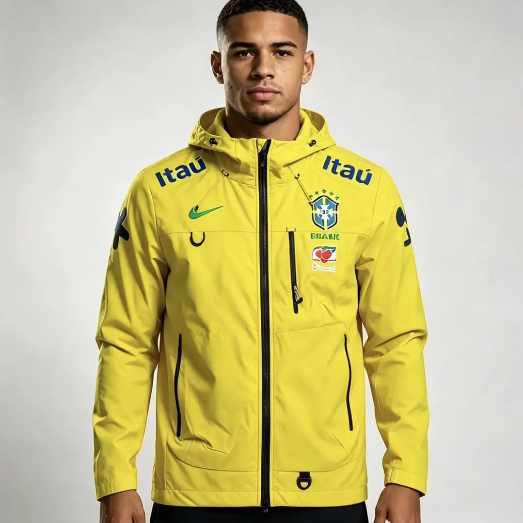 JAQUETA GORETEX seleção Brasileira - brasil -  amarela 1