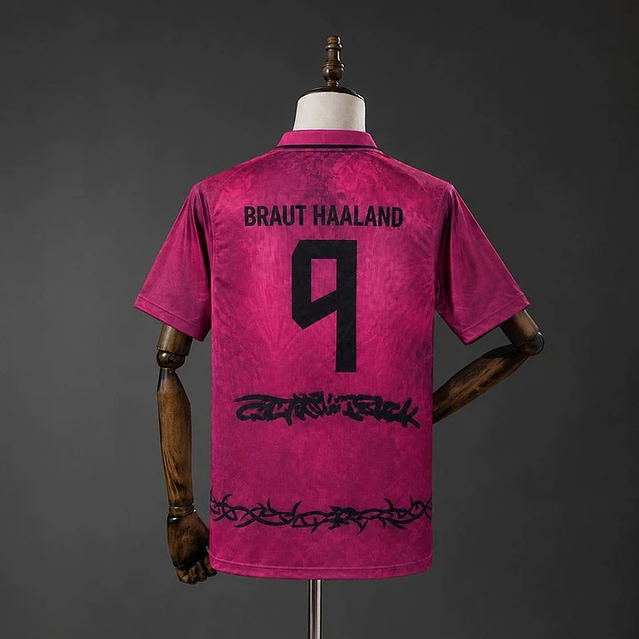 NORWAY TOTAL 90 TRAVIS SCOTT x NIKE RETRO SHIRT, Burgundy 2