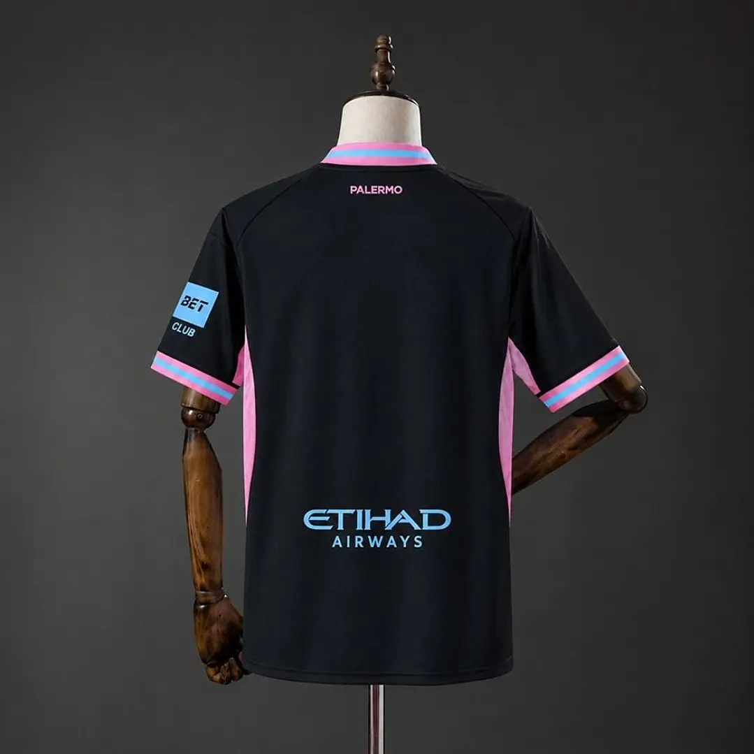 CAMISA PALERMO 26/27 TERCEIRA, Preta e rosa 2
