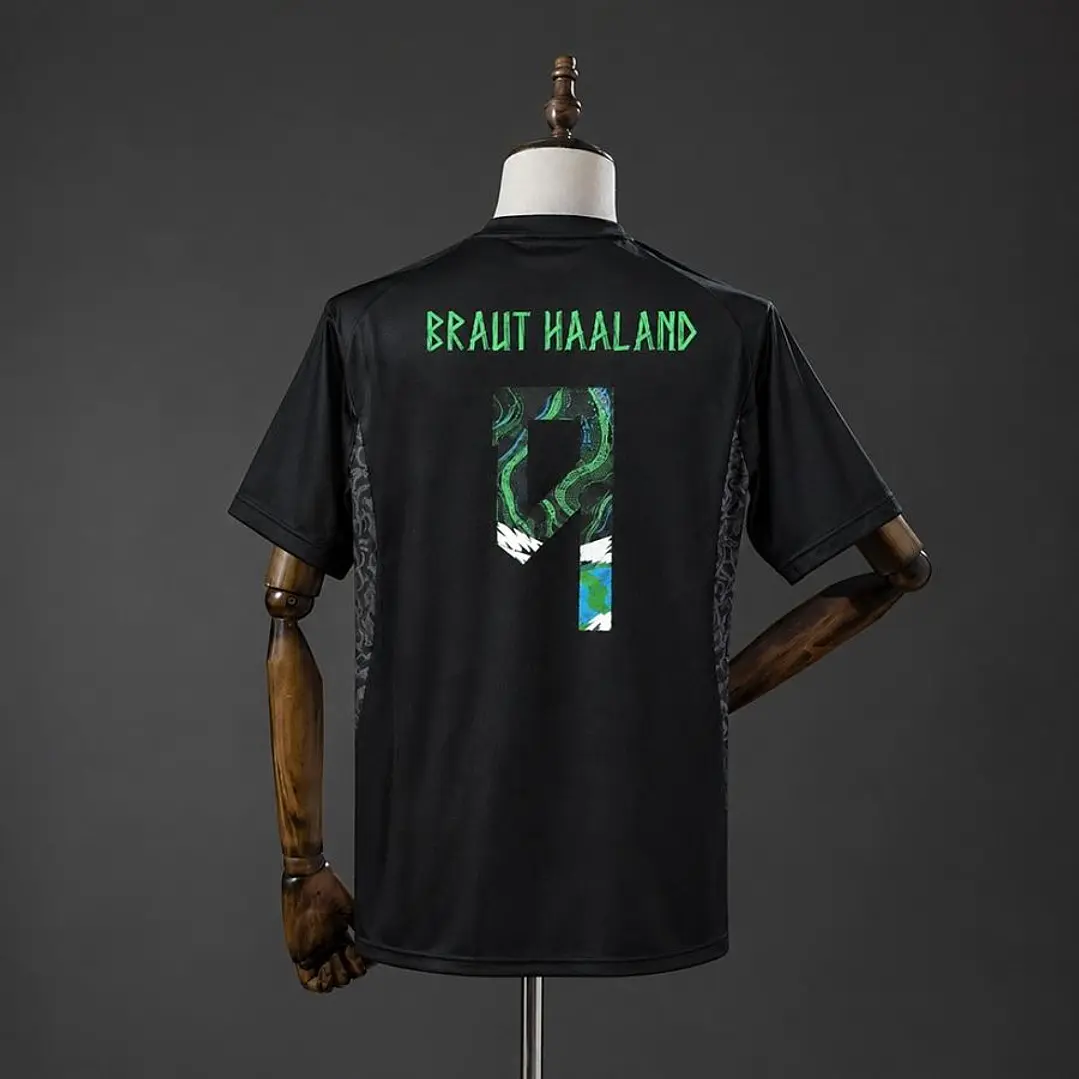 CAMISA NORUEGA 26/27 EDIÇÃO ESPECIAL HAALAND, Preta 2