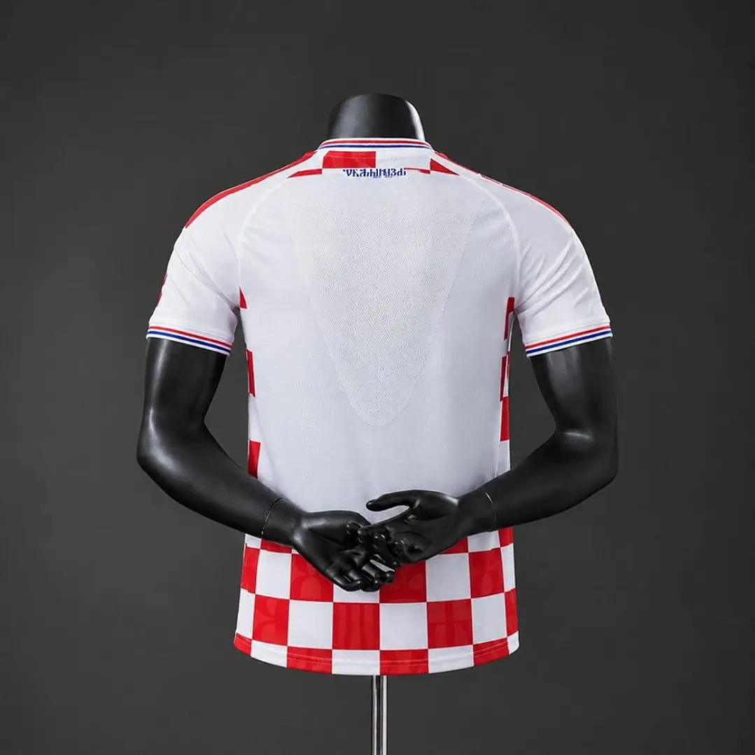 CROATIA 26/27 HOME SHIRT, White and red, Player Version Slim Fit 2