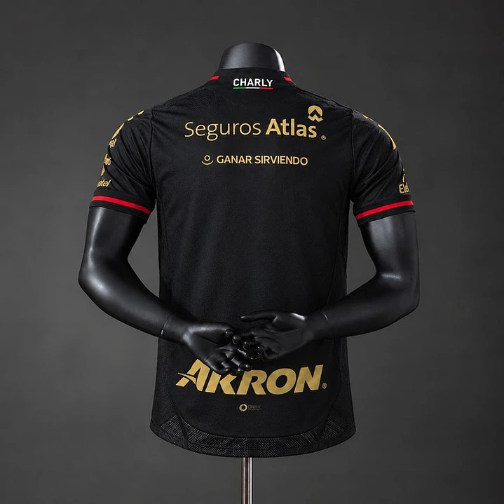 CAMISA ATLAS 26/27 EDIÇÃO 110 ANOS, Preta, Versão Jogador Slim Fit 2