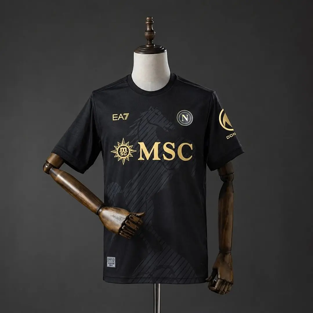 CAMISA NAPOLI 26/27 EDIÇÃO ESPECIAL, Preta 1