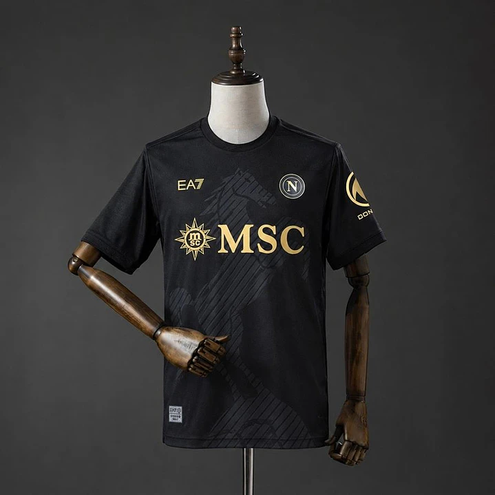 CAMISA NAPOLI 26/27 EDIÇÃO ESPECIAL, Preta 1