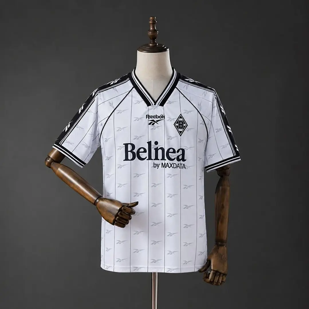 BORUSSIA MÖNCHENGLADBACH 97/98 HOME RETRO SHIRT, White 1