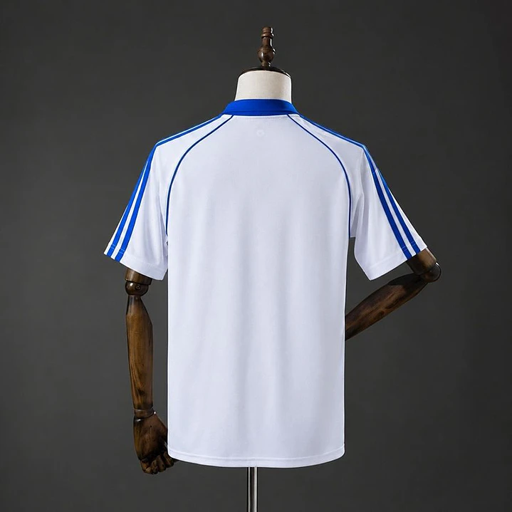 CAMISA REAL ZARAGOZA 86/87 CASA RETRÔ, Branca e azul 2