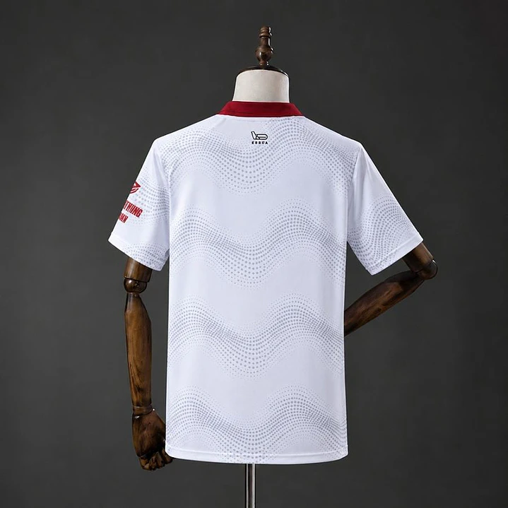 CAMISA MONZA 26/27 FORA, Branca e vermelha 2