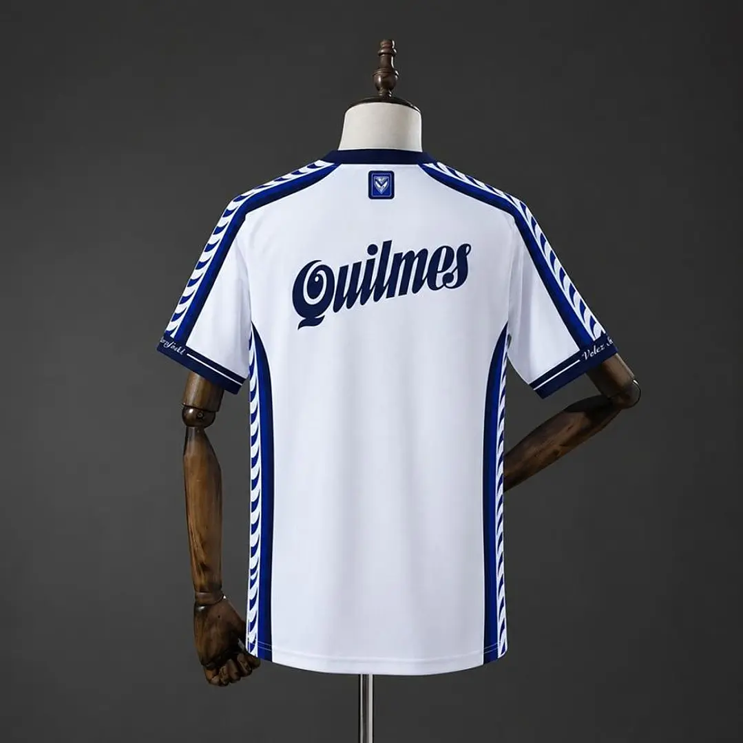 CAMISA VÉLEZ SARSFIELD 97/98 CASA RETRÔ, Branca e azul 2