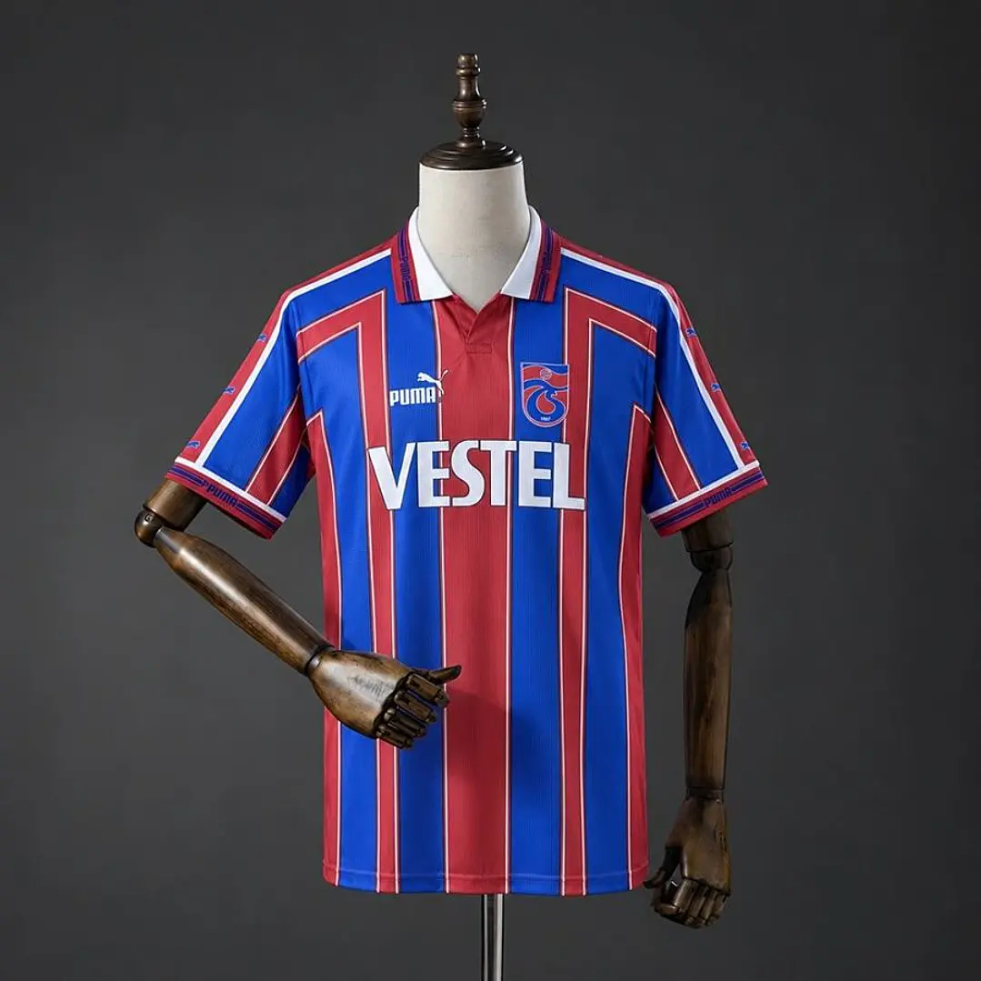 CAMISA TRABZONSPOR 98/99 CASA RETRÔ, Bordô e azul 1