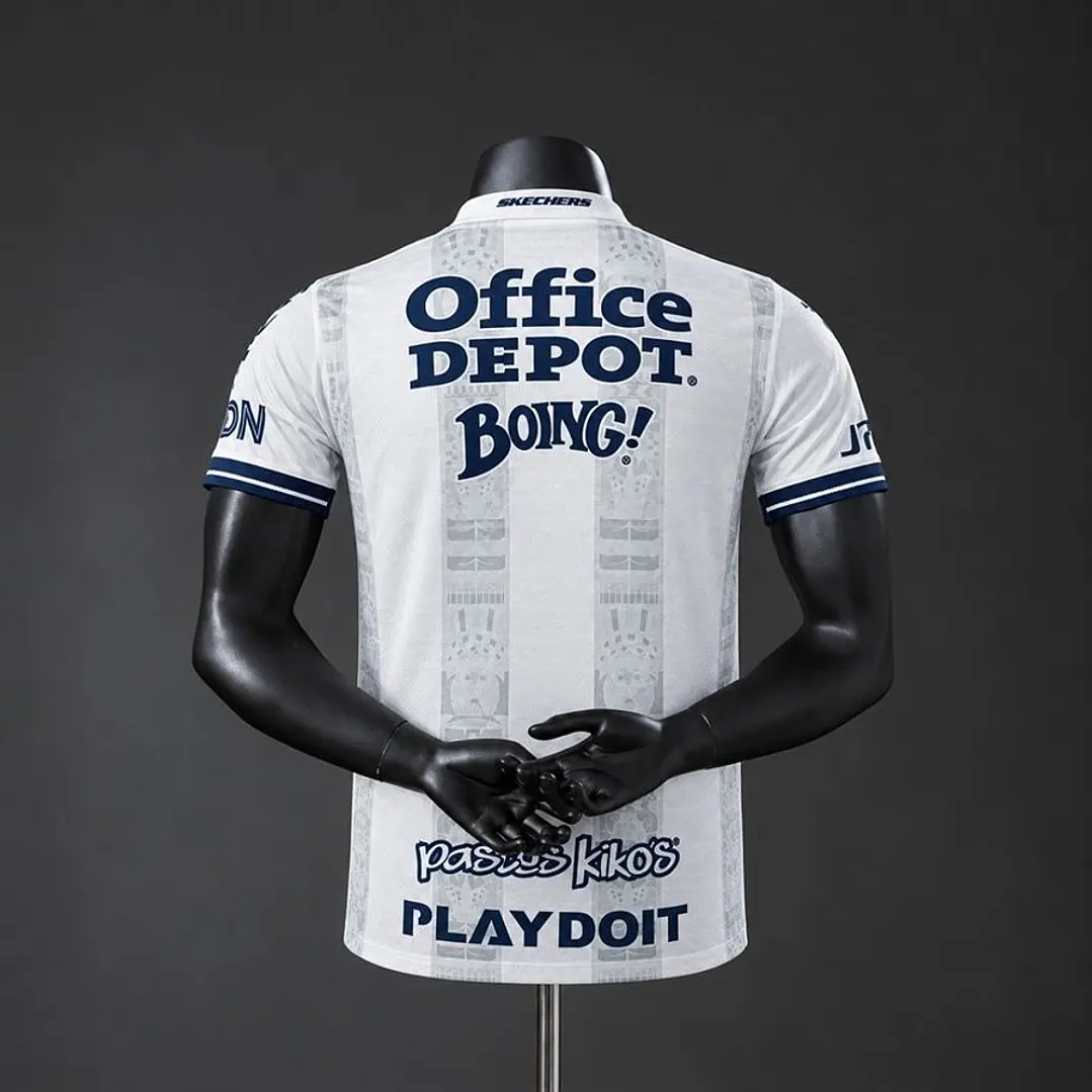 PACHUCA 26/27 AWAY SHIRT, White, Player Version Slim Fit 2
