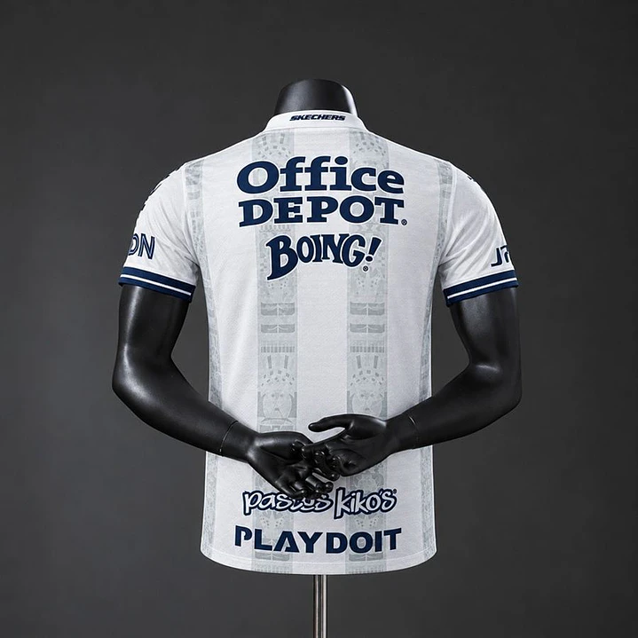 PACHUCA 26/27 AWAY SHIRT, White, Player Version Slim Fit 2