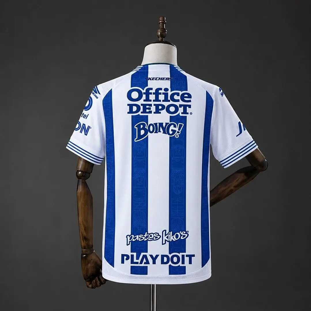 CAMISA PACHUCA 26/27 CASA, Azul e branca 2