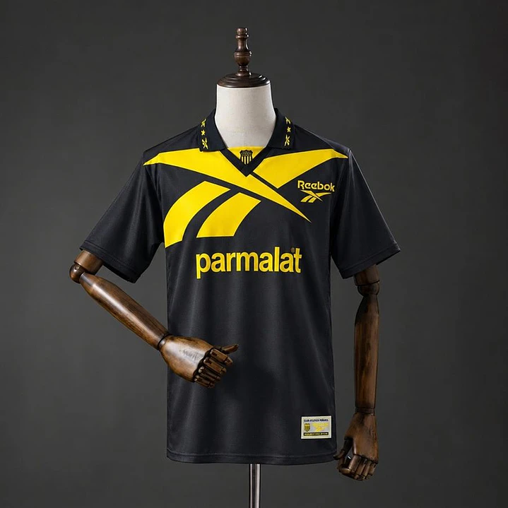 CAMISA PEÑAROL 98/99 FORA RETRÔ, Preta e amarela 1