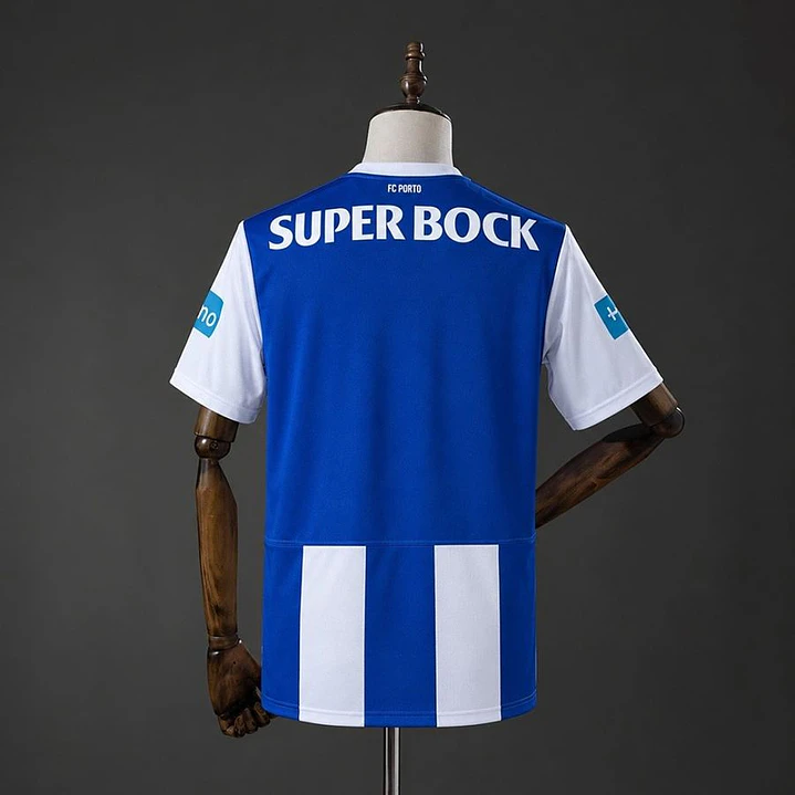 CAMISA PORTO 11/12 CASA RETRÔ, Azul e branca 2
