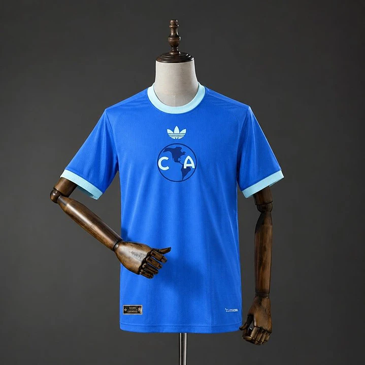 CAMISA CLUB AMÉRICA 26/27 110 ANOS RETRÔ, Azul 1