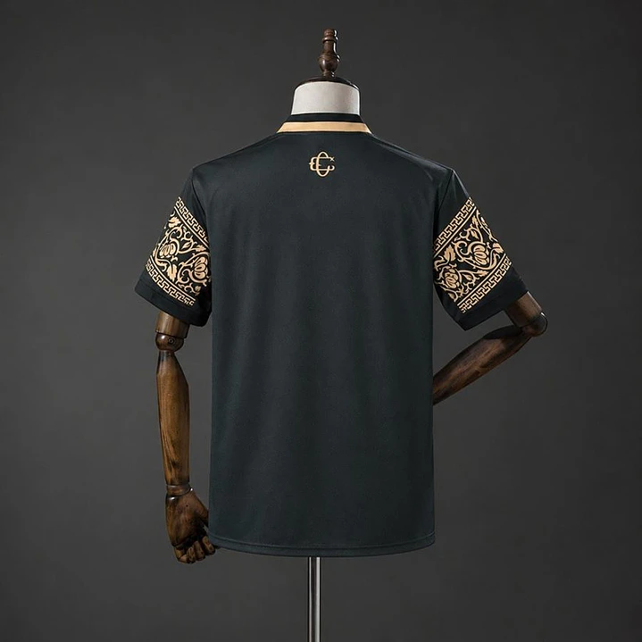 CAMISA CHIVAS GUADALAJARA 26/27 TERCEIRA, Verde escura e dourada 2