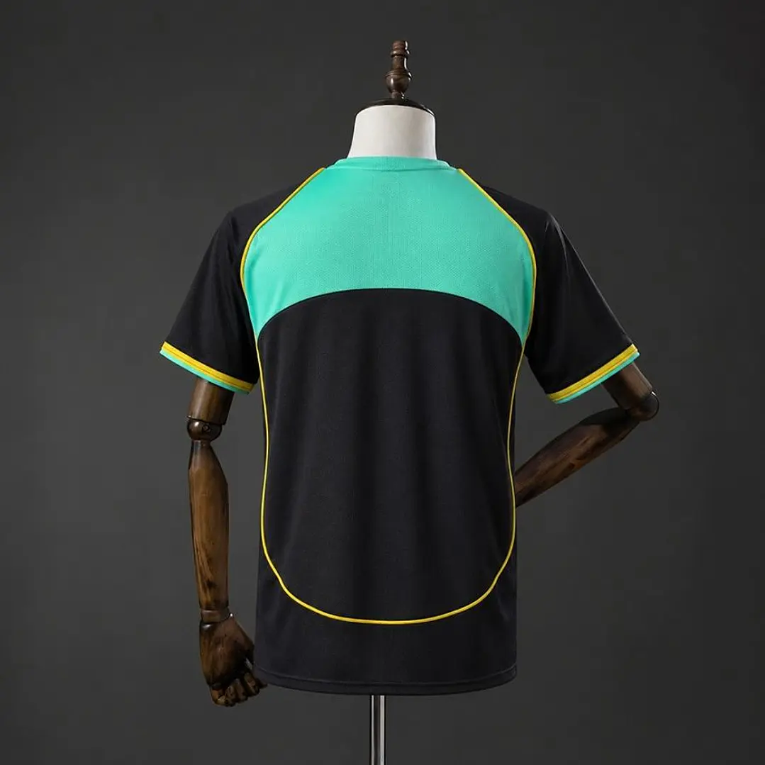 CAMISA SPORTING CP 25/26 TOTAL 90 RETRÔ, Preta e verde água 2