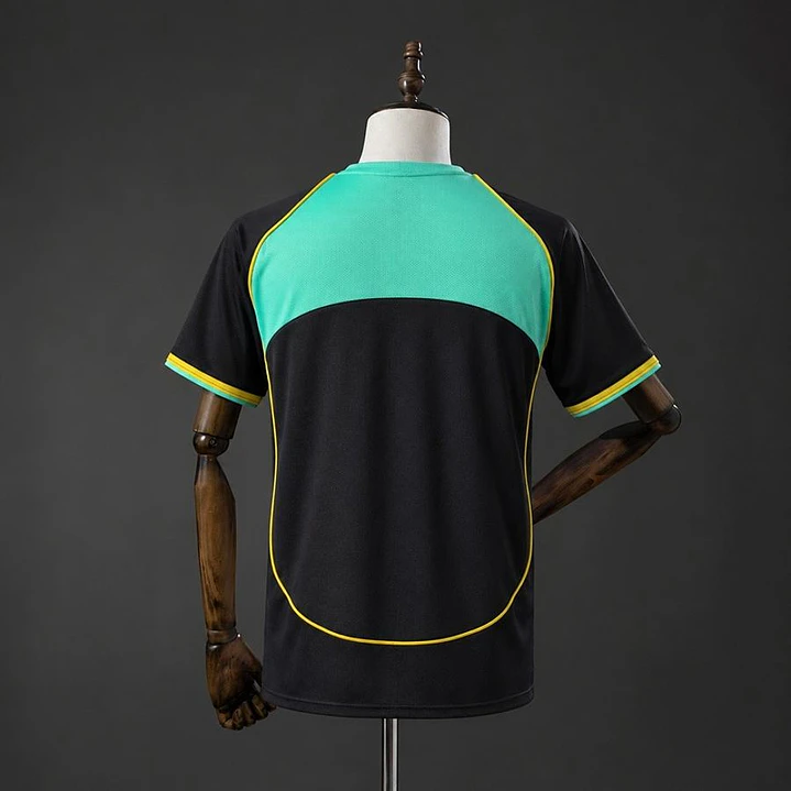CAMISA SPORTING CP 25/26 TOTAL 90 RETRÔ, Preta e verde água 2