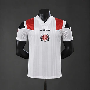 CAMISA RIVER PLATE 26/27 EQT RETRÔ, Branca, Versão Jogador Slim Fit