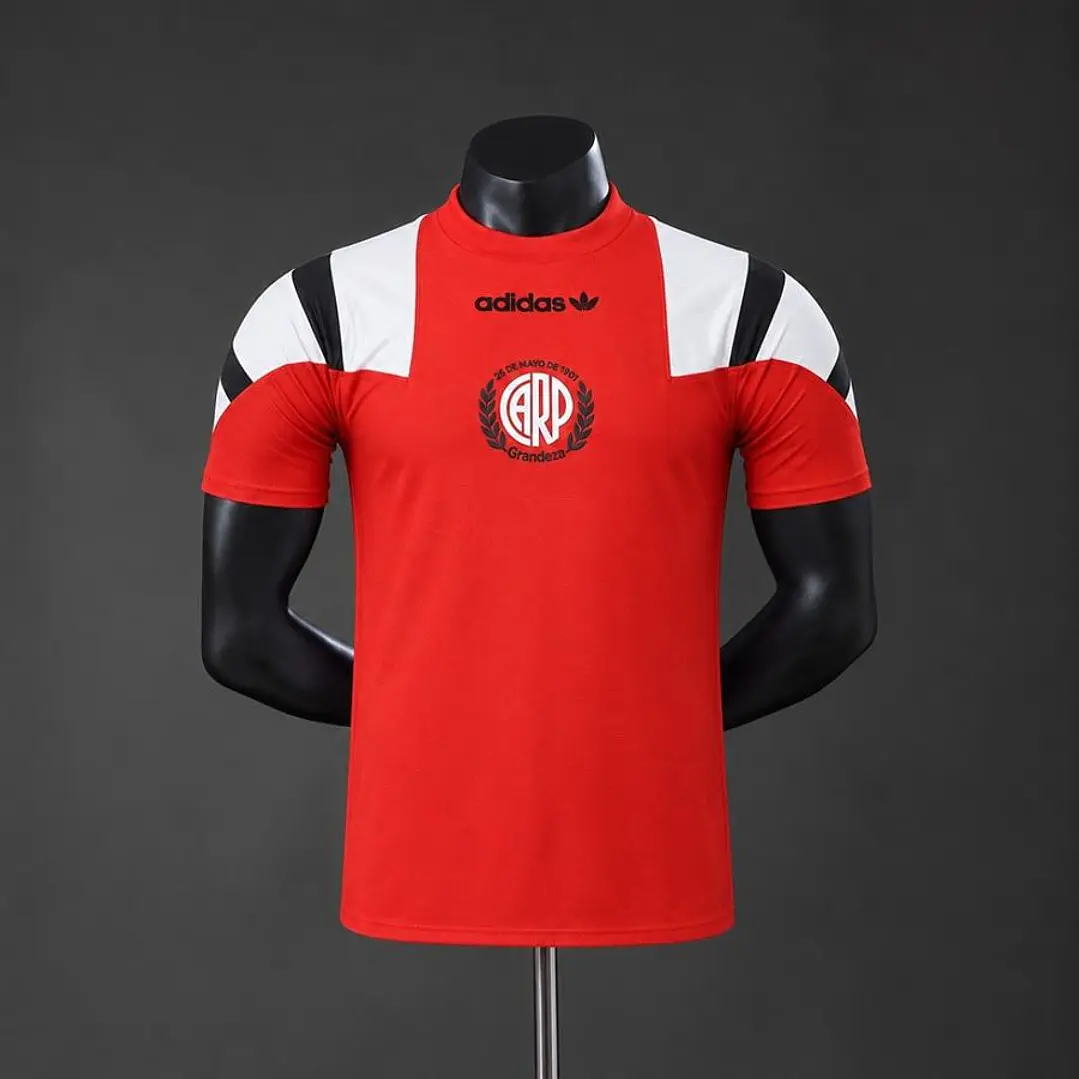 RIVER PLATE 26/27 EQT RETRO SHIRT, Red, Player Version Slim Fit 1