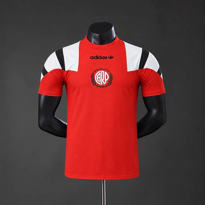 RIVER PLATE 26/27 EQT RETRO SHIRT, Red, Player Version Slim Fit 1