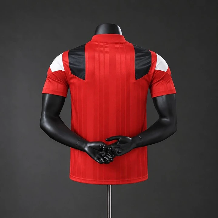 CAMISA MANCHESTER UNITED 26/27 EQT RETRÔ, Vermelha, Versão Jogador Slim Fit 2