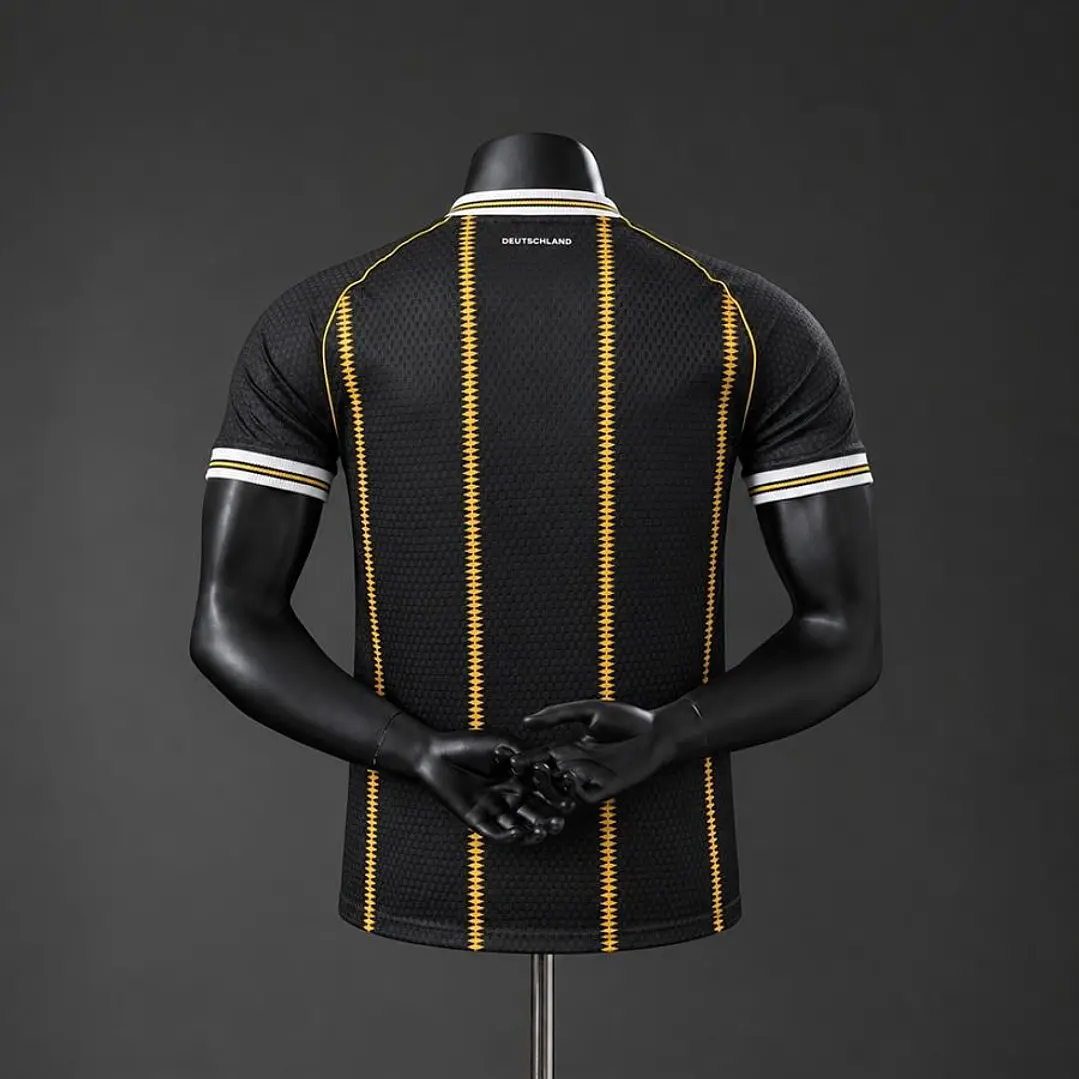 GERMANY 26/27 THIRD SHIRT, Black and gold, Player Version Slim Fit 2