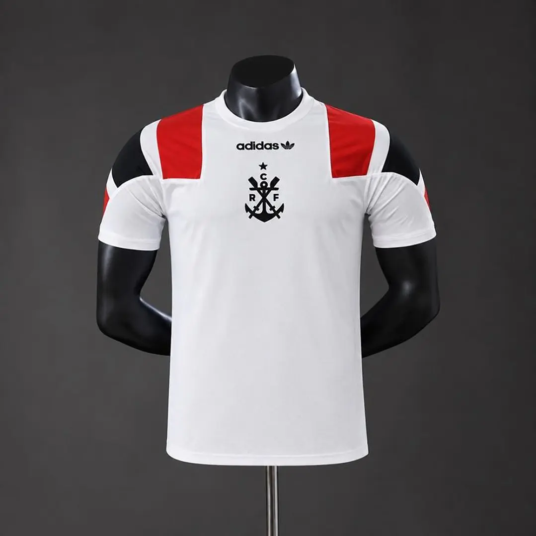 CAMISA FLAMENGO 26/27 EQT RETRÔ, Branca, Versão Jogador Slim Fit 1