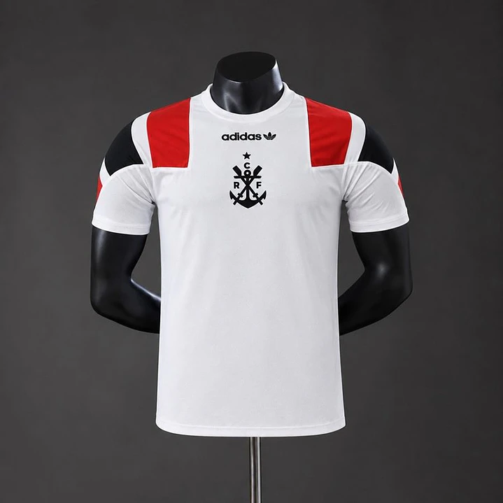 CAMISA FLAMENGO 26/27 EQT RETRÔ, Branca, Versão Jogador Slim Fit 1
