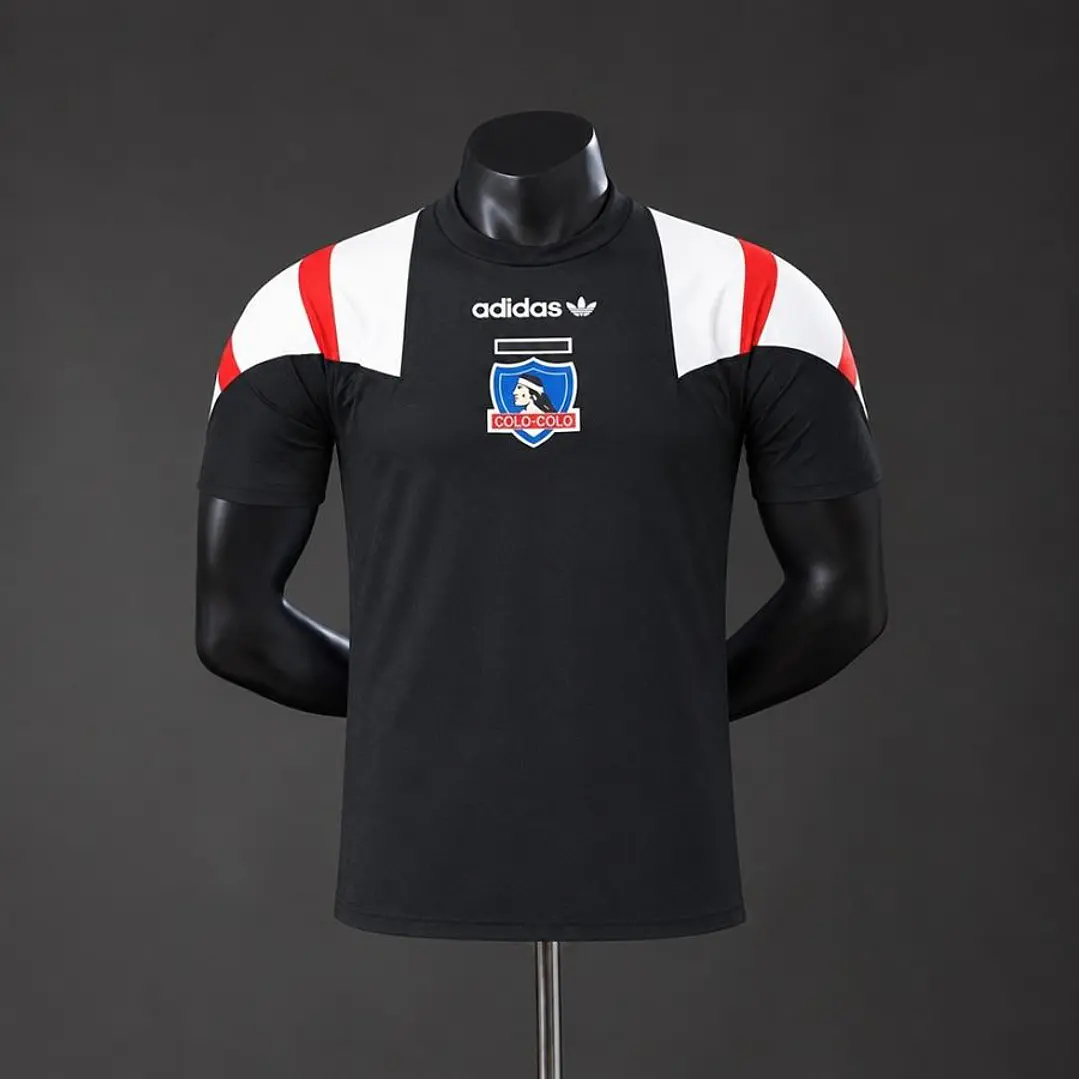 COLO-COLO 26/27 EQT RETRO SHIRT, Black, Player Version Slim Fit 1