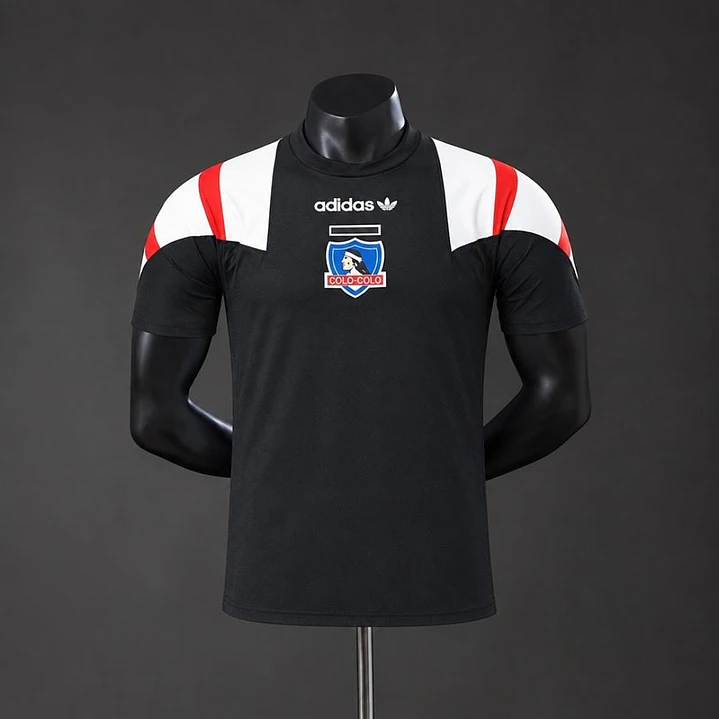 COLO-COLO 26/27 EQT RETRO SHIRT, Black, Player Version Slim Fit 1