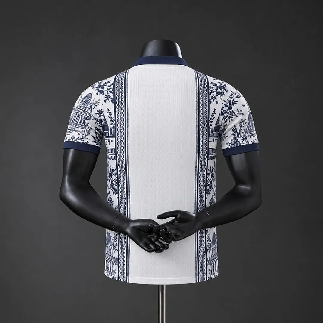 CAMISA BOCA JUNIORS 26/27 EDIÇÃO ESPECIAL, Branca e azul marinho, Versão Jogador Slim Fit 2
