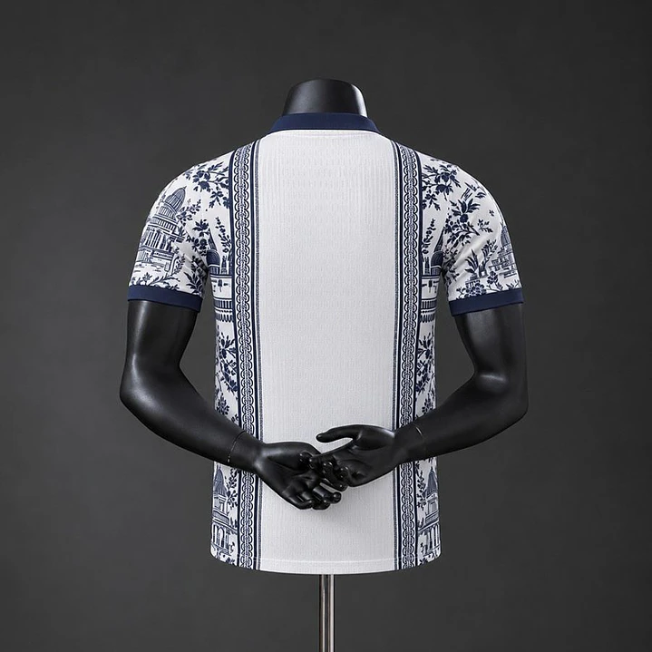 CAMISA BOCA JUNIORS 26/27 EDIÇÃO ESPECIAL, Branca e azul marinho, Versão Jogador Slim Fit 2