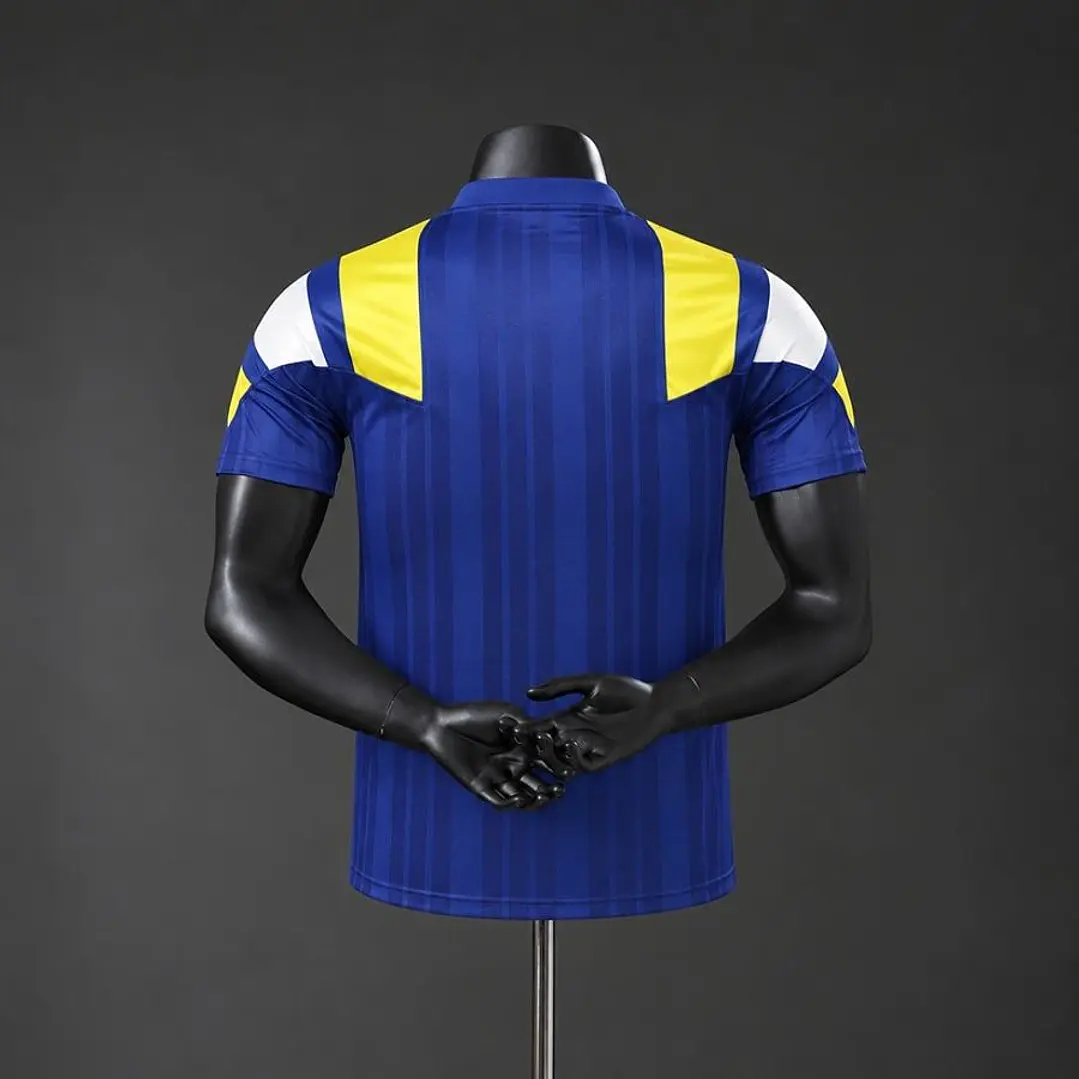 CAMISA BOCA JUNIORS 26/27 EQT RETRÔ, Azul escura, Versão Jogador Slim Fit 2