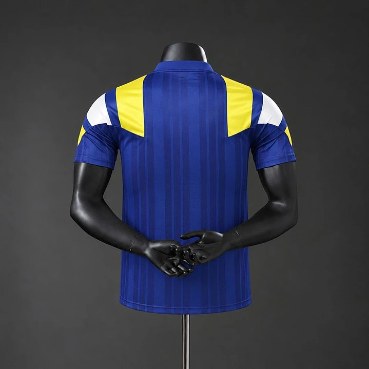 CAMISA BOCA JUNIORS 26/27 EQT RETRÔ, Azul escura, Versão Jogador Slim Fit 2