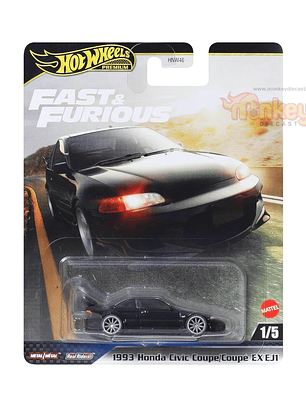 1993 Honda Civic Coupe/ Ex Ej1 - rapido y furiosos